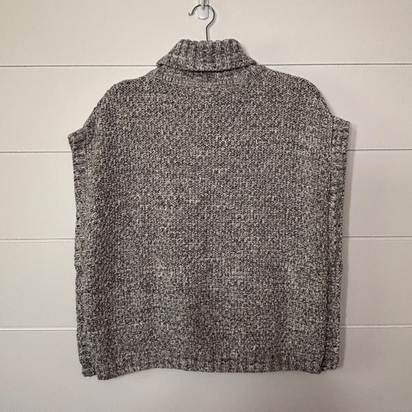 Nula Bug cotton blend turtleneck cable knit sleeveless sweater size US 8 - Picture 2 of 15